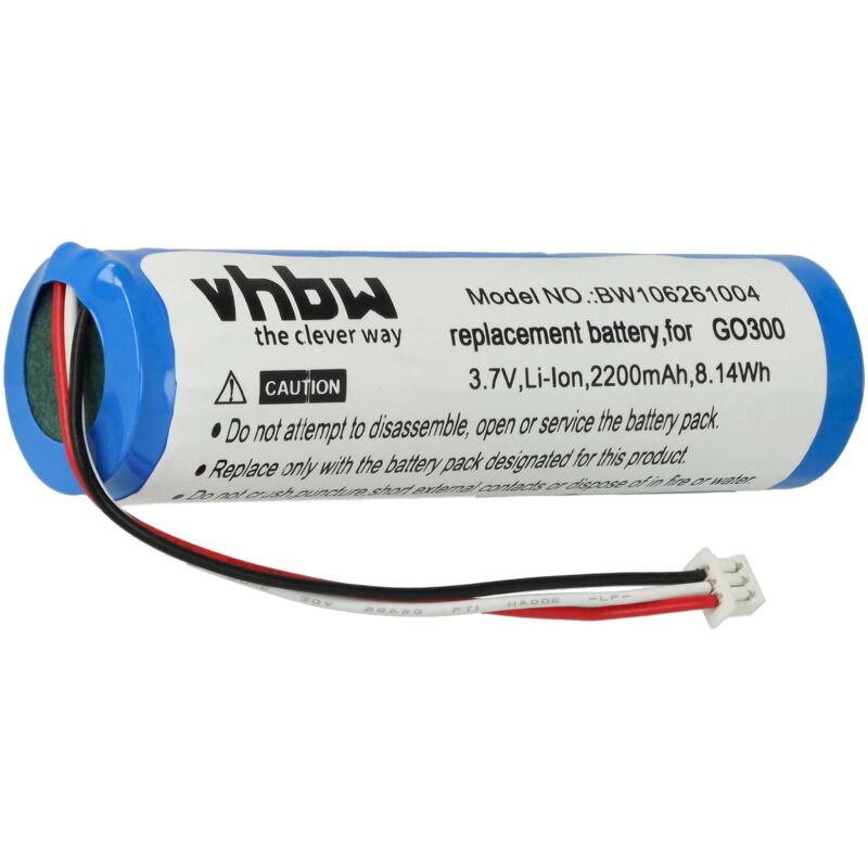 foto del prodotto vhbw batteria sostituisce vf5 per navigatore gps 2200mah, 3,7v, li ion 