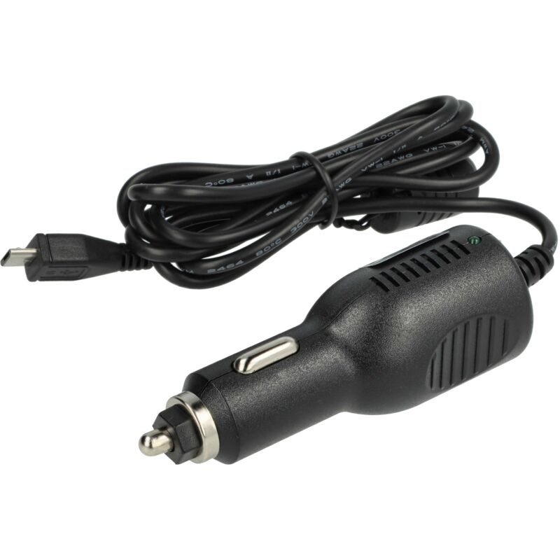 foto del prodotto vhbw caricabatteria da auto compatibile con becker ready 50 eu 19, 50 eu 20, 50 eu 20 lmu navigatore caricatore da 12v nero