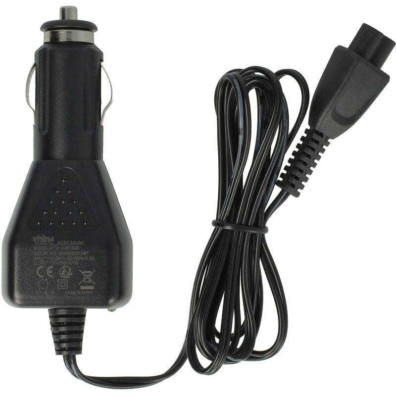 foto del prodotto vhbw caricabatteria da auto compatibile con k rcher edi 4, oc 3 raschietto per ghiaccio, idropulitrice caricatore da 12v nero
