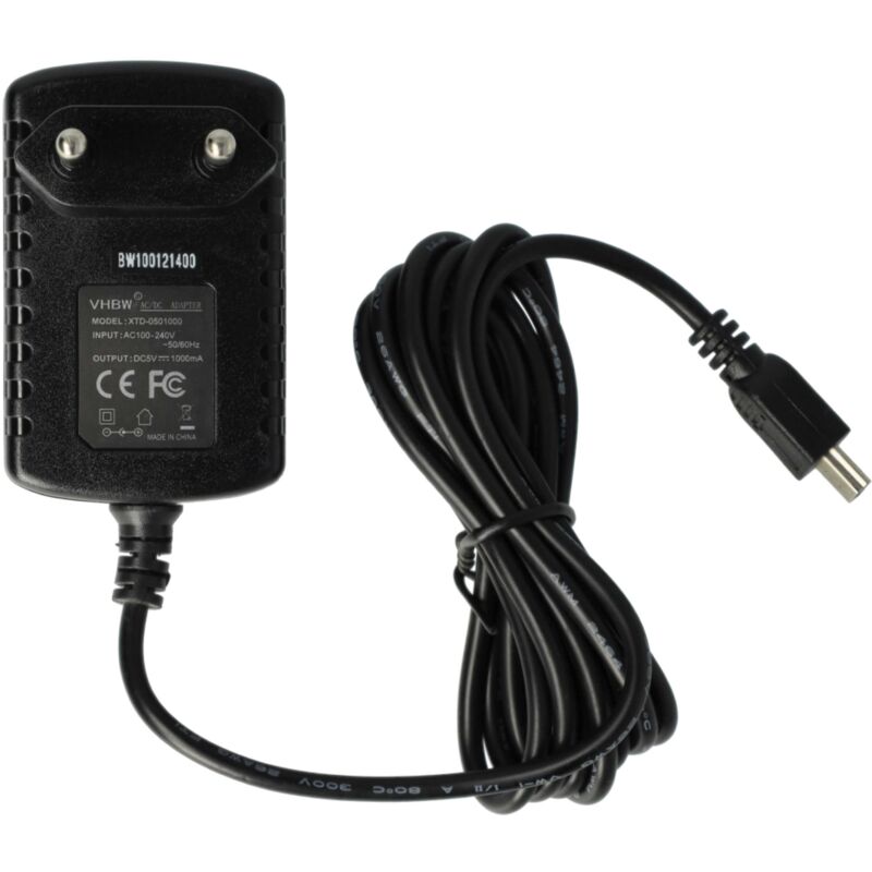 foto del prodotto vhbw caricabatterie 110 220v compatibile con blackberry 8300 curve, 8310 curve, 8700, 8700c, 8700f, 8700g, 8700v, 8707v, 8800 cellulare, telefono
