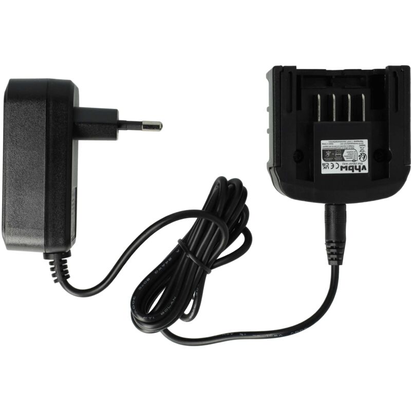 foto del prodotto vhbw caricabatterie 12 20 v compatibile con black decker epl14, epl148, ldx116, ldx116c, asl148kb, ldx120c batterie li ion di attrezzi, 12 20v