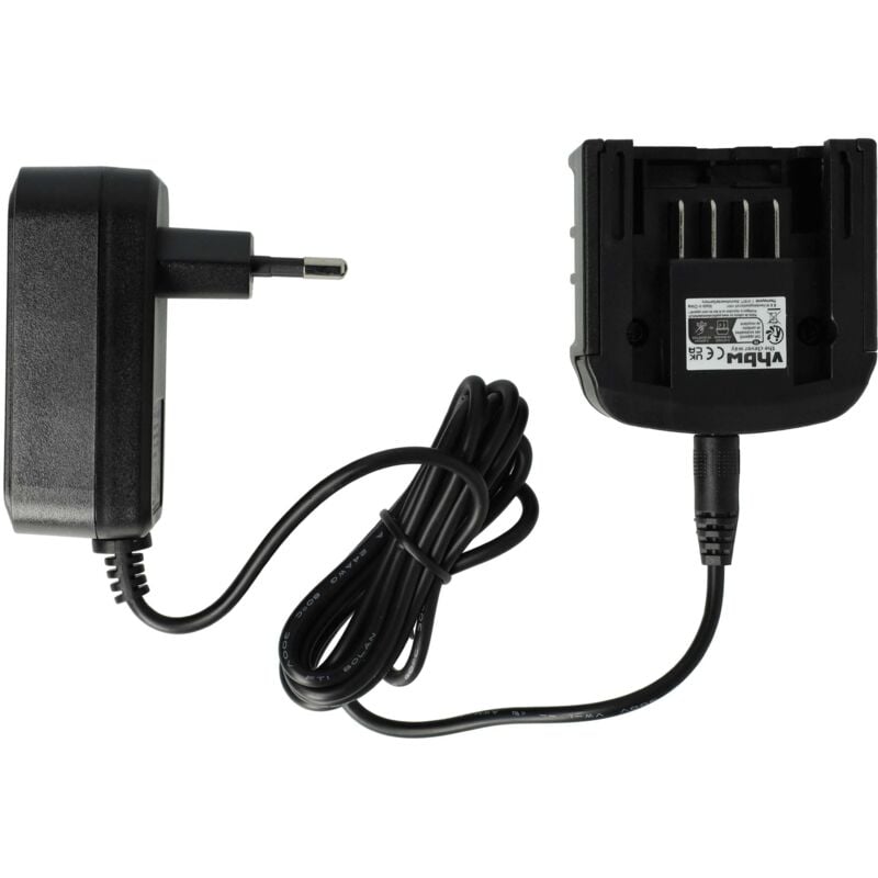 foto del prodotto vhbw caricabatterie 12 20 v compatibile con black decker lst220, mfl143k, mfl143kb, ldx120sb, lgc120, lmt16sb 2 batterie li ion di attrezzi,