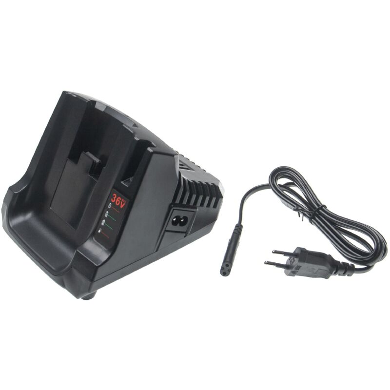 foto del prodotto vhbw caricabatterie 36.0 compatibile con black decker cst1200, cst800, glc3630l, glc3630l20, gtc3655l, gtc3655l20 batterie li ion di attrezzi