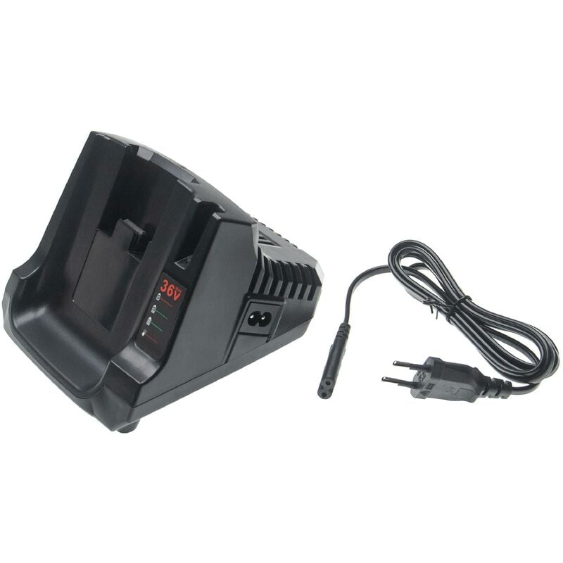 foto del prodotto vhbw caricabatterie 36.0 compatibile con black decker gwc3600l, gwc3600l20, lst136, lst220, lst300, lst400, lst420 batterie li ion di attrezzi