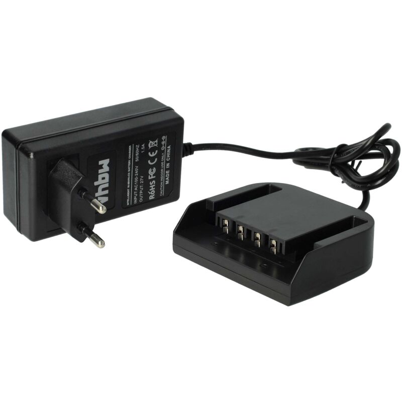 foto del prodotto vhbw caricabatterie compatibile con aeg b12, bbm 14 stx r, b1220r, b1215r, b1214g, bbm 14 stx batterie ni cd, nimh di attrezzi, 1,2 18v, 1av