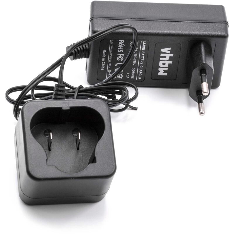 foto del prodotto vhbw caricabatterie compatibile con black decker bdcdmt112, egbl108, egbl108kb, gkc108, hpl106, hpl10im, hpl10rs, bl1510, ldx112, ldx112c batterie
