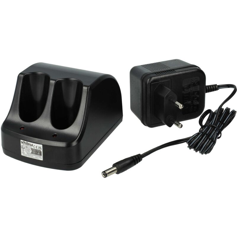 foto del prodotto vhbw caricabatterie compatibile con black decker versapak vp100, vp110, vp130, vp130k, vp1800 a t1, vp2000, vp215 a t1, vp230 batterie ni cd, nimh