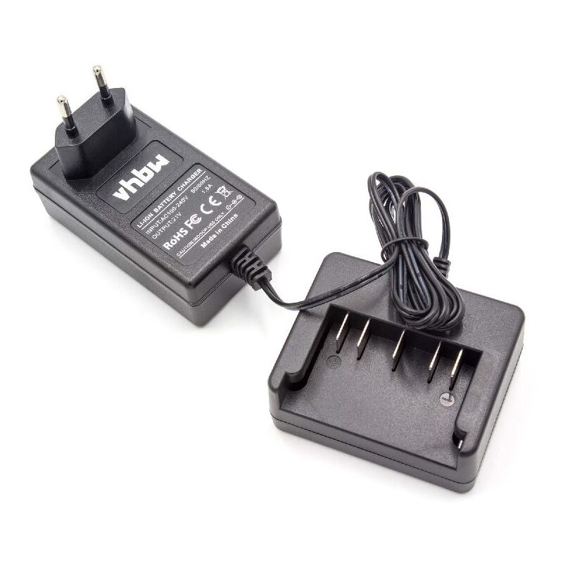 foto del prodotto vhbw caricabatterie compatibile con bosch 37618 01, ccs180, ccs180b, ccs180k, cfl180, crs180, crs180b, crs180k, dds181 batterie di attrezzi