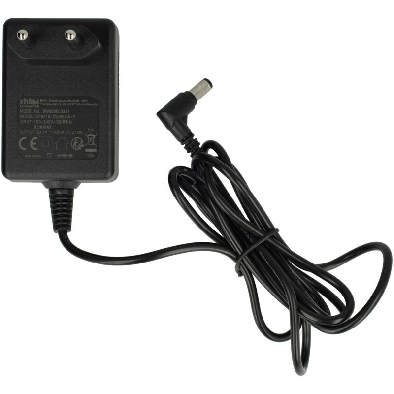 foto del prodotto vhbw caricabatterie compatibile con bosch bcs611, bcs61, bks6111, bks611, bcs71, bcs612, bks71 aspirapolvere portatile a batteria