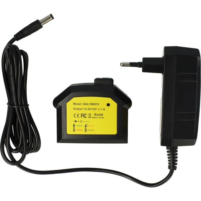 foto del prodotto vhbw caricabatterie compatibile con bosch gsr 14.4 v lin, gsr 14.4 v lin2, gsr 1440 li, hdb180 02, pb360s, tsr 1080 li batterie di attrezzi
