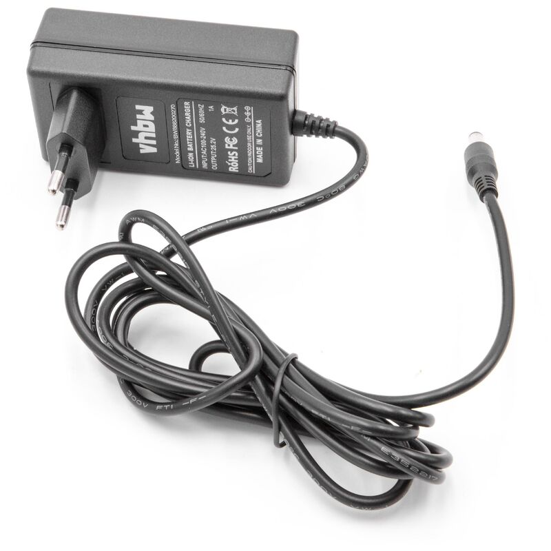 foto del prodotto vhbw caricabatterie compatibile con dyson v6 up top, v6 trigger, v6 top dog, v6 total clean, v6 trigger aspirapolvere portatile a batteria