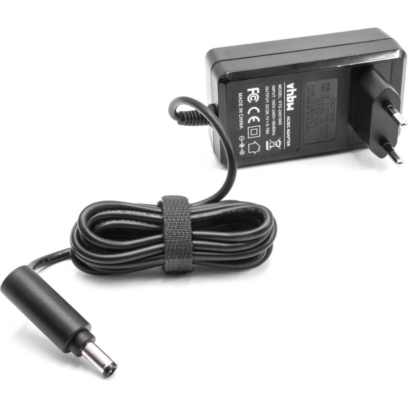 foto del prodotto vhbw caricabatterie compatibile con dyson v6 up top, v7, v7 fluffy, v6 white, v7 animal pro, v7 aspirapolvere portatile a batteria