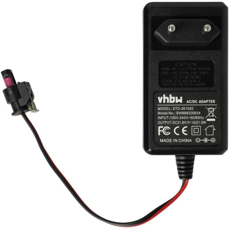 foto del prodotto vhbw caricabatterie compatibile con gardena robotic r50li 2012 2015 batterie di robot tagliaerba