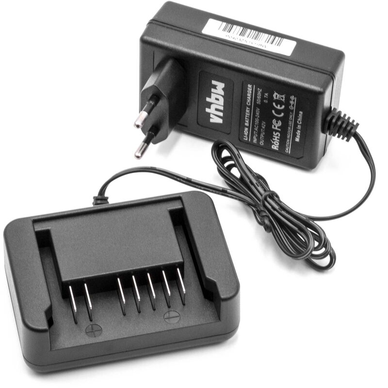 foto del prodotto vhbw caricabatterie compatibile con hitachi hikoki 36dal, dh 36dl, rp3608db batterie li ion di attrezzi 36v 