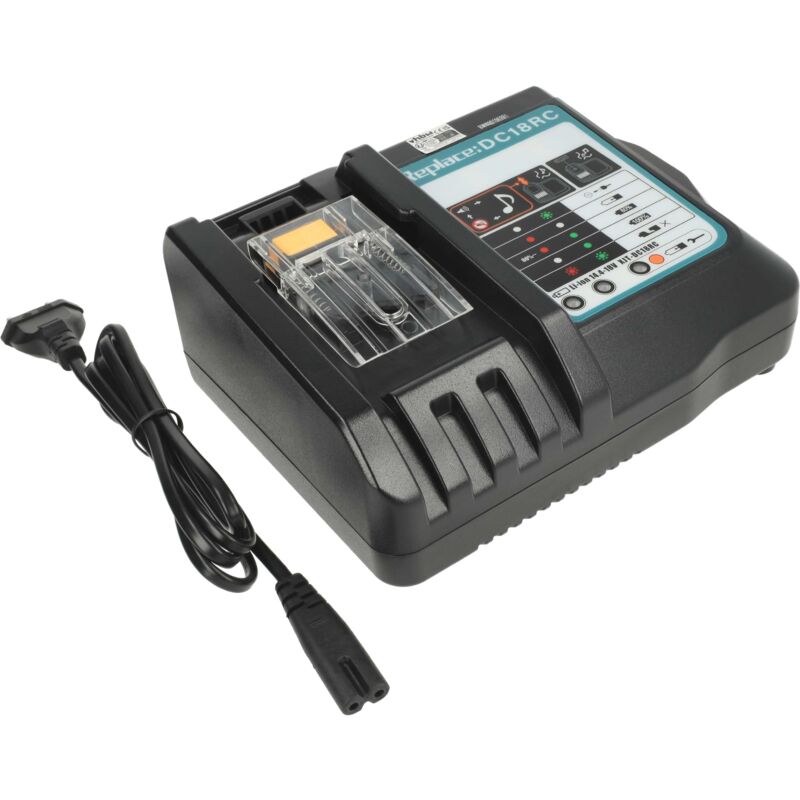 foto del prodotto vhbw caricabatterie compatibile con makita bhp343z, bhp440, bhp440sfe, bhp441, bhp441rfe, bhp441sfe, bhp441z, bhp442rf batterie li ion di attrezzi