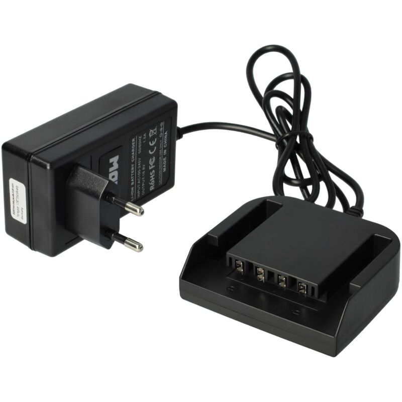 foto del prodotto vhbw caricabatterie compatibile con milwaukee pjx 14.4 power plus, pld 14.4 x, pn 14.4 power plus, pps14.4 power plus batterie li ion di attrezzi