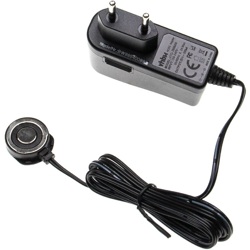 foto del prodotto vhbw caricabatterie compatibile con philips speedmax aqua fc6902 01 aspirapolvere portatile a batteria