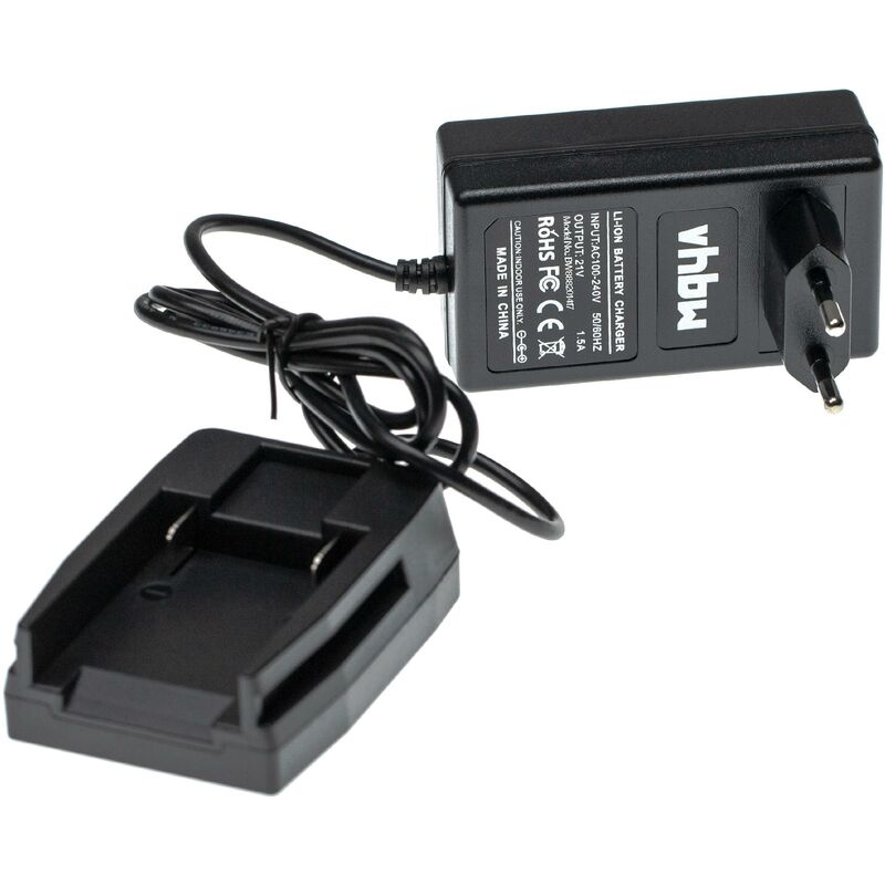 foto del prodotto vhbw caricabatterie compatibile con rockwell rk1807k2, rk1806k2, rd2872, rd2873, rd2865, rd2871, rd2874, rk1808k2 batterie li ion di attrezzi, 21v
