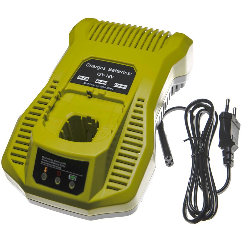 immagine 0 del prodotto vhbw caricabatterie compatibile con ryobi lrs 180, ms181, obl 1801, ocs 1840, ogs 1820, oht 1850 batterie ni cd, nimh, li ion di attrezzi