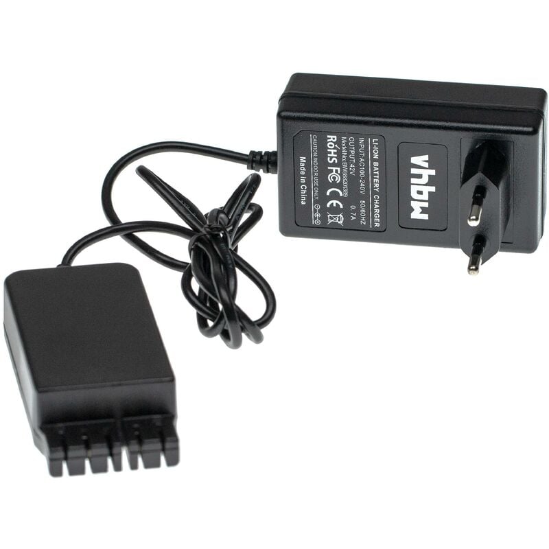 foto del prodotto vhbw caricabatterie incl. alimentatore compatibile con hilti 2203932, 418009, b36, b36v batterie li ion di attrezzi, 42v