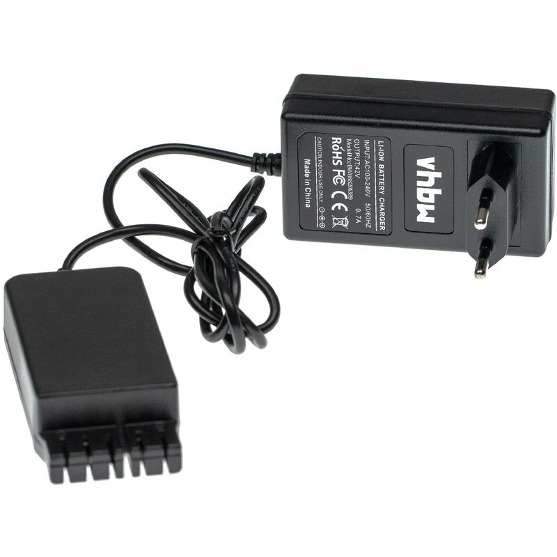 foto del prodotto vhbw caricabatterie incl. alimentatore compatibile con hilti te6 a li, te7a, vc 20 ul y, vc 20 um y batterie li ion di attrezzi, 42v