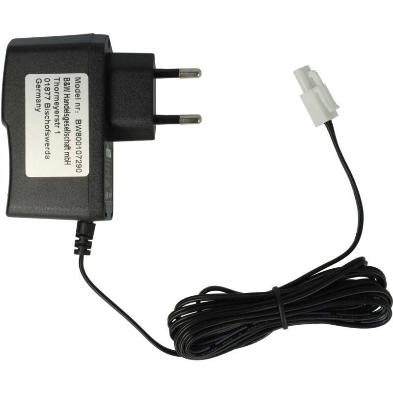 foto del prodotto vhbw caricabatterie per batterie rc nimh con attacco tamiya mini, battery pack per modellismo rc 200 cm 9,6 v 0,25 a