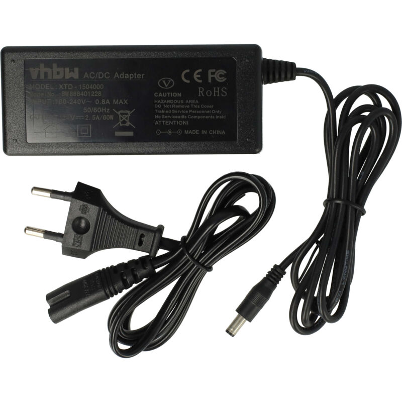 foto del prodotto vhbw caricabatterie sostituisce neato 945 0005, 945 0110, 942 0062, 910 0122, 945 0007, 945 0024, 945 0006 per robot aspirapolvere