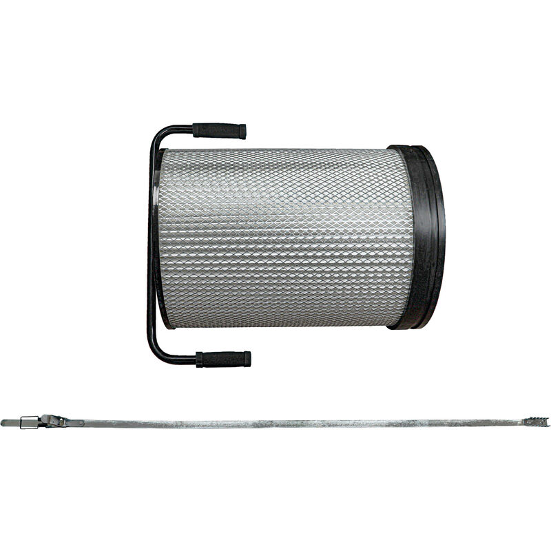 foto del prodotto vhbw cartuccia polveri fini compatibile con bernardo dc 230 e, dc 250, dc 230 impianto di aspirazione con spazzola di pulizia