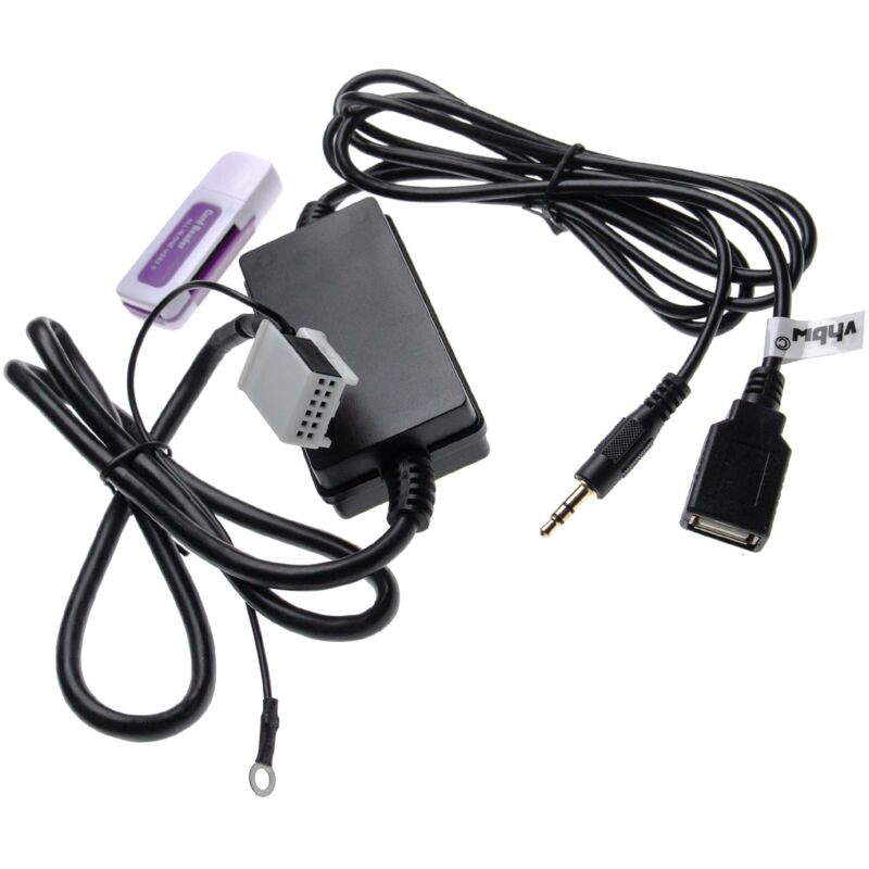 immagine 0 del prodotto vhbw cavo adattatore audio aux usb per autoradio compatibile con audi bns 5.0, chorus 2 3, concert 2 3, navigation plus 3, rns e