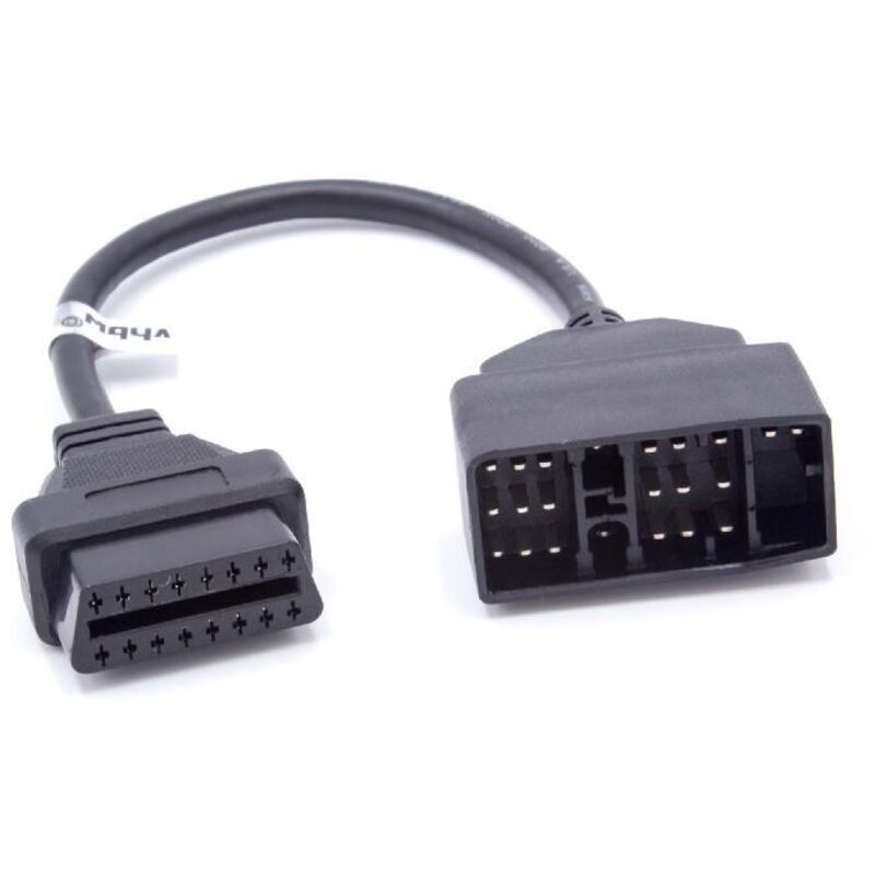 foto del prodotto vhbw cavo adattatore obd2 connettore on board diagnostics obd1 22 pin a obd2 16 pin compatibile con mazda, toyota, lexus veicolo, dispositivo di