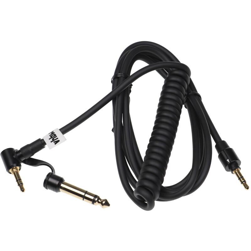 foto del prodotto vhbw cavo audio aux compatibile con monster beats by dr. dre beats ep cuffie con jack da 3,5 mm a 6,3 mm, 150 cm, nero