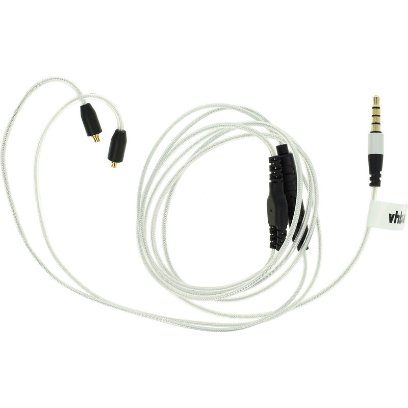 foto del prodotto vhbw cavo audio aux compatibile con sony ha fx850, xba a2, xba a3, xba h2, xba h3 cuffie con jack da 3,5 mm, 120 cm, argento