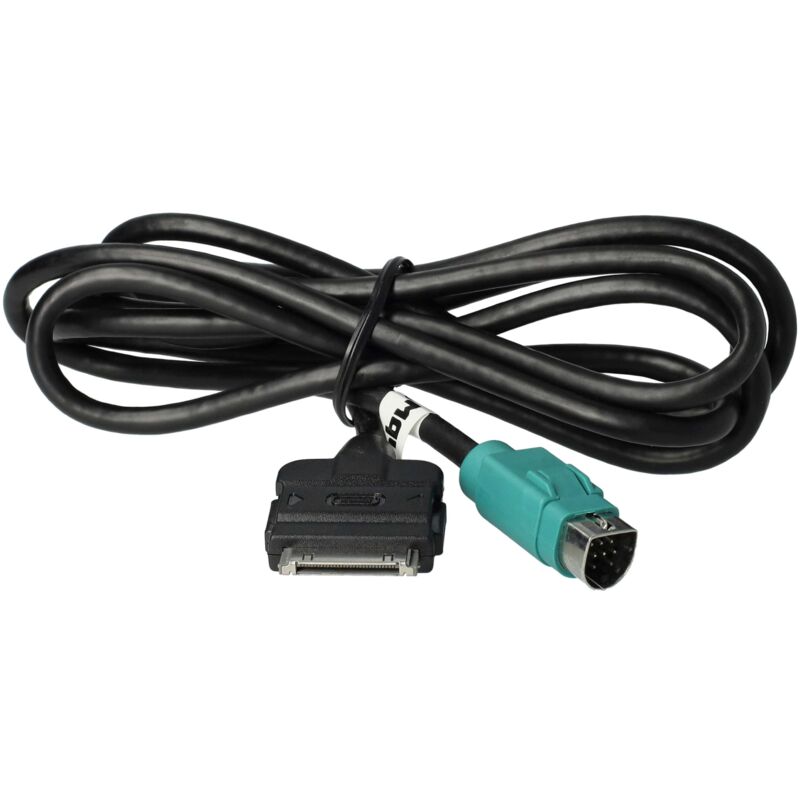foto del prodotto vhbw cavo audio compatibile con alpine cde 9870r rm, cde 9871r rr, cde 9872r rm, cde 9873rb, cde 9874r rr rbi adattatore, 100 cm, nero