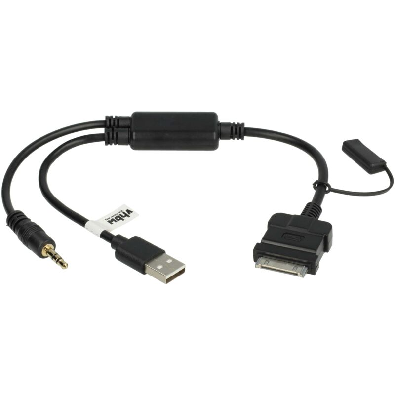 foto del prodotto vhbw cavo audio compatibile con bmw serie 3 cabrio 03 2007 , coup 09 2006 auto, veicoli adattatore a y, nero