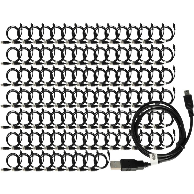 foto del prodotto vhbw cavo dati usb cavo di ricarica 2 in 1 universale per navigatori gps 100cm nero