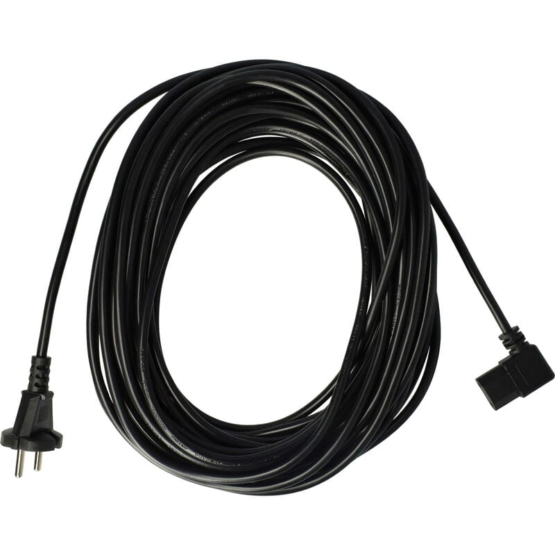 foto del prodotto vhbw cavo di alimentazione compatibile con kirby g3, g4, g10 sentria, g5, g6, g7 ultimate, g8 diamond aspirapolvere 15 m