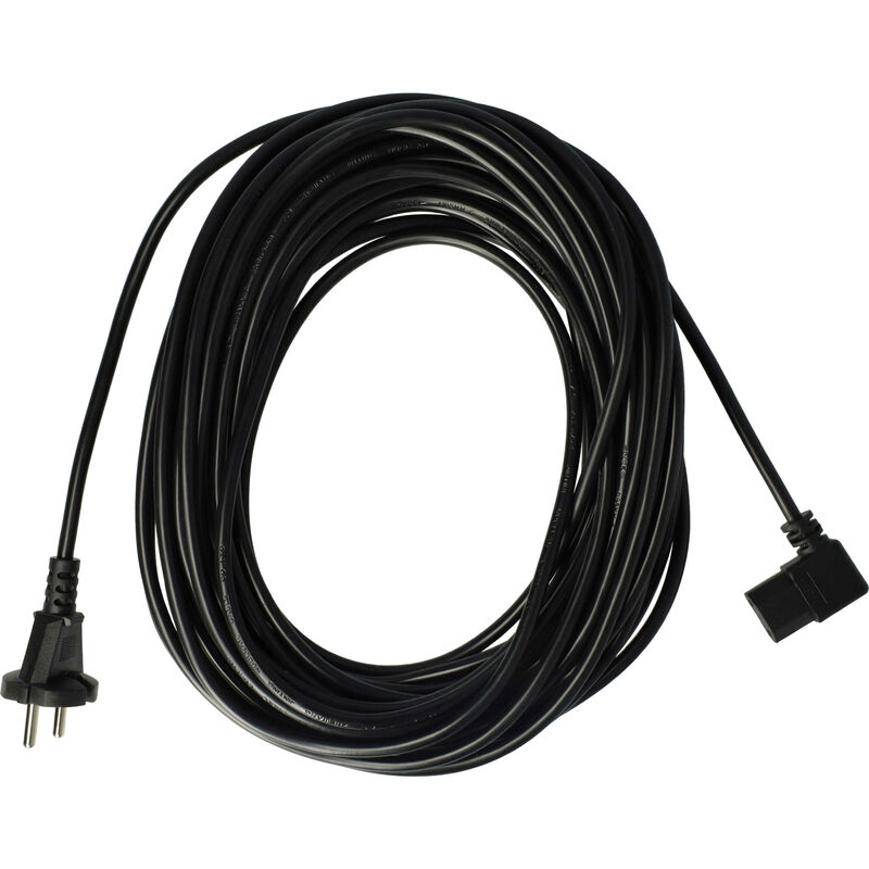 foto del prodotto vhbw cavo di alimentazione compatibile con kirby sentria f style, sentria ii, avalir, g9, avalir 2 aspirapolvere 15 m