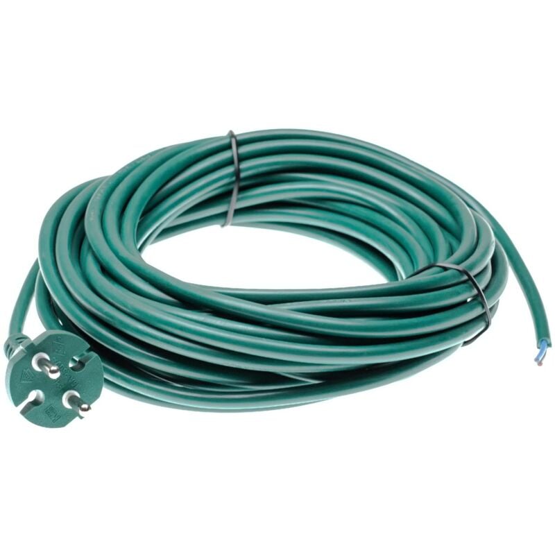 foto del prodotto vhbw cavo di alimentazione compatibile con vorwerk folletto 118, 119, 120, 121, 122, 130, 131, 135 aspirapolvere 10 m, 2000 w