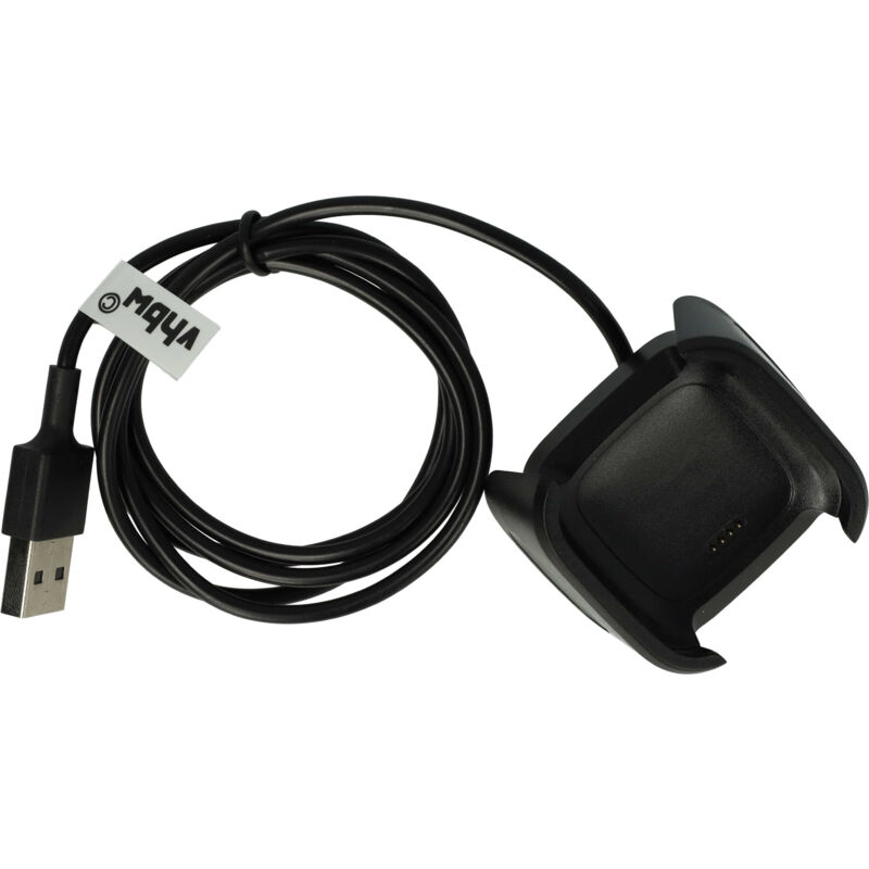 foto del prodotto vhbw cavo di alimentazione usb compatibile con fitbit versa 2, 2 se smartwatch tracker stazione di ricarica, nero, 100 cm