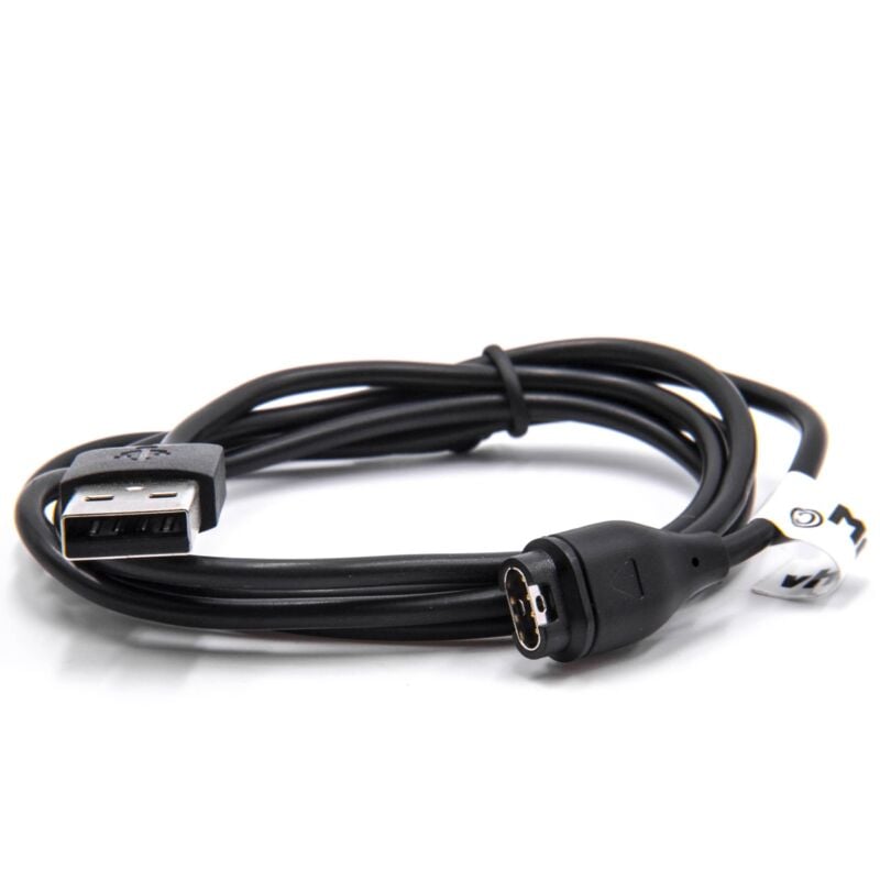 foto del prodotto vhbw cavo di alimentazione usb compatibile con garmin fenix 5x, 5s, 5 smartwatch tracker stazione di ricarica, nero, 100 cm