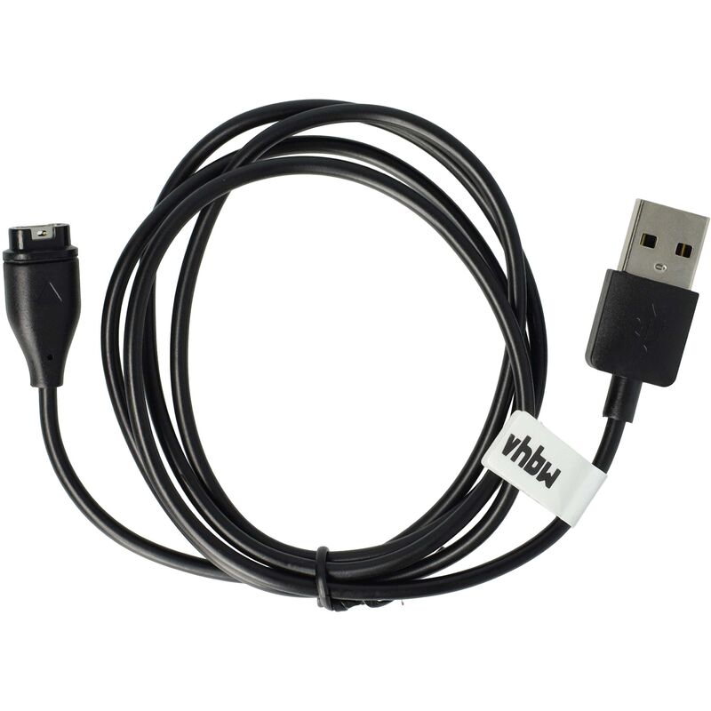 foto del prodotto vhbw cavo di alimentazione usb compatibile con garmin fenix 7 7s 7x, 6 6s 6x smartwatch tracker stazione di ricarica, nero, 100 cm