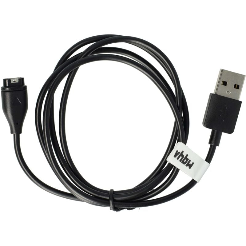 foto del prodotto vhbw cavo di alimentazione usb sostituisce garmin 8013048 per smartwatch tracker stazione di ricarica, nero, 100 cm