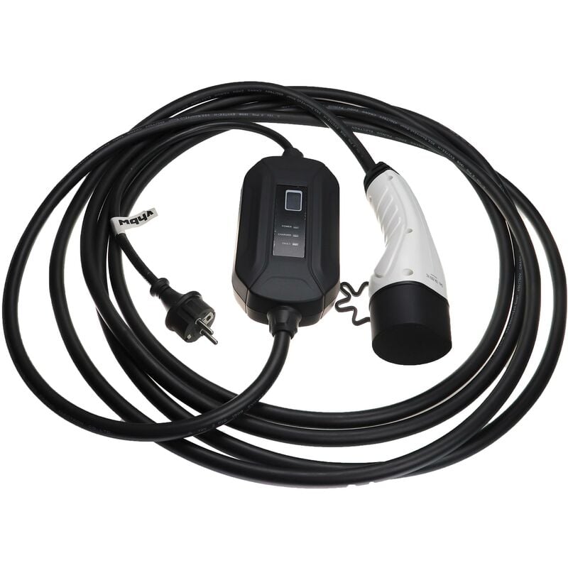 foto del prodotto vhbw cavo di ricarica tipo 2 a spina tedesca tipo f compatibile con bmw x2 xdrive 25e, x1 xdrive 25e auto elettrica monofase 16 a 3,5 kw 7 m