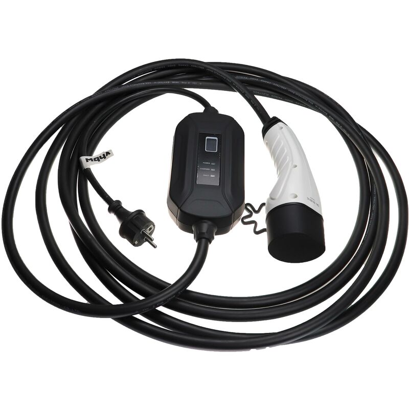 foto del prodotto vhbw cavo di ricarica tipo 2 a spina tedesca tipo f compatibile con bmw x3 xdrive 30e, x5, x3 auto elettrica monofase 16 a 3,5 kw 7 m