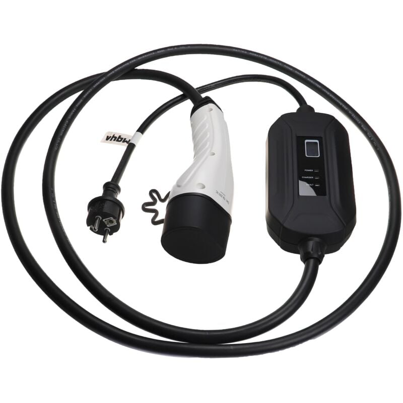 foto del prodotto vhbw cavo di ricarica tipo 2 a spina tedesca tipo f compatibile con citroen ami auto elettrica monofase 16 a 3,5 kw 3 m