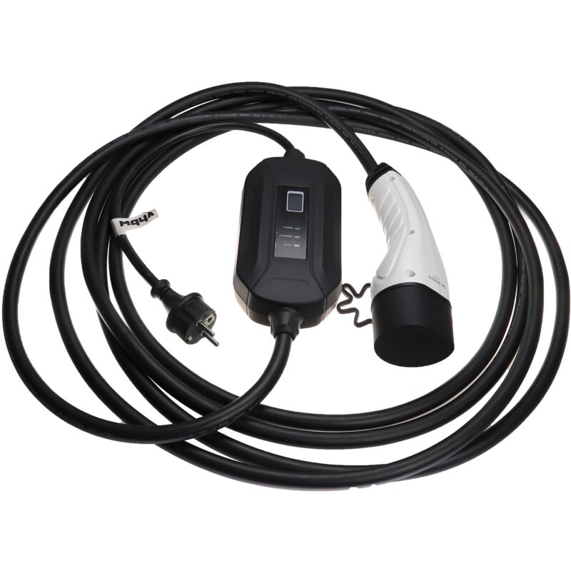 foto del prodotto vhbw cavo di ricarica tipo 2 a spina tedesca tipo f compatibile con citroen ami auto elettrica monofase 16 a 3,5 kw 7 m
