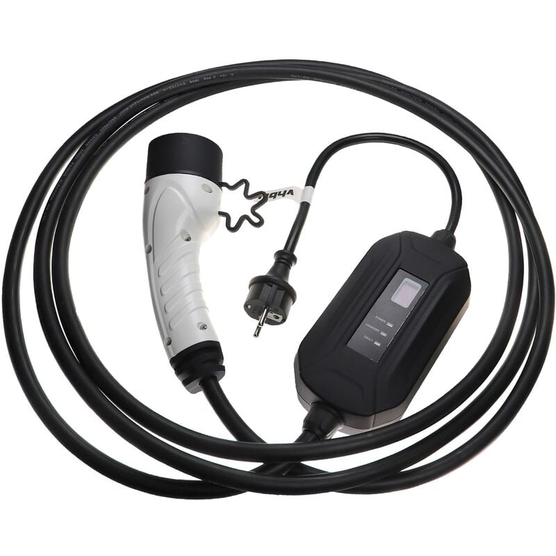 foto del prodotto vhbw cavo di ricarica tipo 2 a spina tedesca tipo f compatibile con jaguar e pace phev, e pace auto elettrica monofase 16 a 3,5 kw 5 m