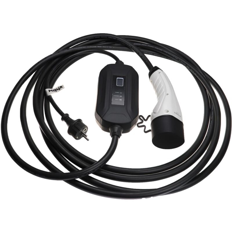 foto del prodotto vhbw cavo di ricarica tipo 2 a spina tedesca tipo f compatibile con opel astra electric, astra gse auto elettrica monofase 16 a 3,5 kw 7 m