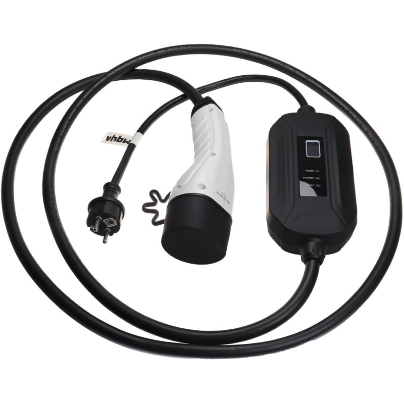 foto del prodotto vhbw cavo di ricarica tipo 2 a spina tedesca tipo f compatibile con peugeot 408 hybrid, 508 hybrid auto elettrica monofase 16 a 3,5 kw 3 m