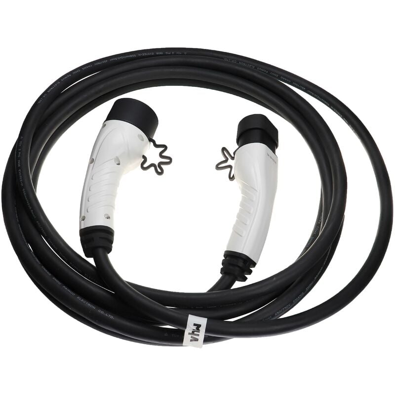 foto del prodotto vhbw cavo di ricarica tipo 2 tipo 2 compatibile con byd atto 3, dolphin, han, seal, tang auto elettrica trifase 32 a 22 kw 7 m